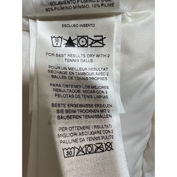 Patagonia Down Sweater Hoody Jacket Birch White Women’s Size XL - Picture 11 of 11